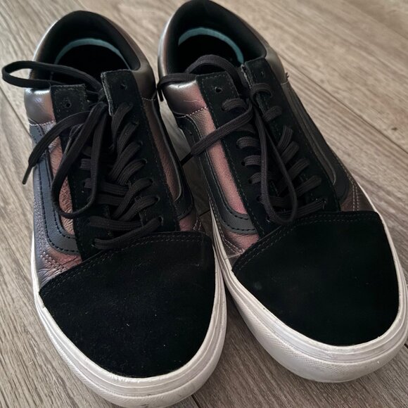 Metallic Comfy Cush Old Skool Vans - Picture 2 of 5